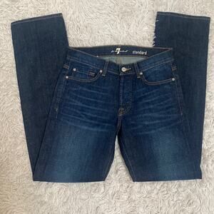 7 for all mankind Standard dark wash jeans